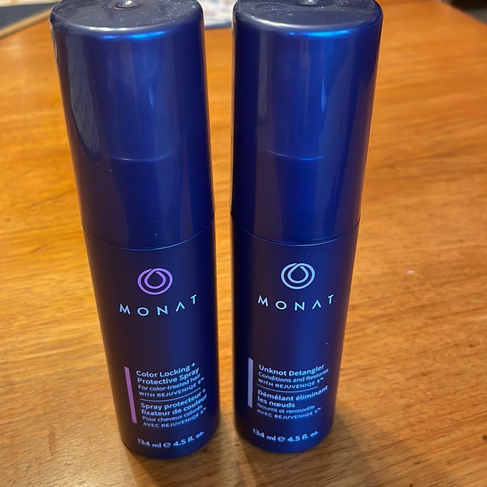 New MONAT Color locking protective spray & unknot detangler